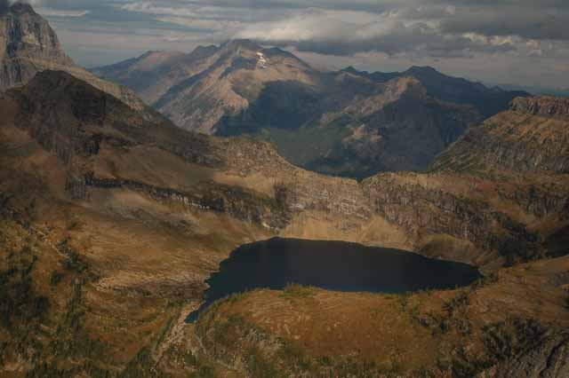 from the heli
